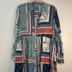 Stradivarius Printed shirt Dress